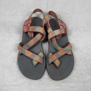 Chaco Z‎ Cloud 2 Womens Size 8 Gray Multi Strap Hiking Sandals Toe Loop Sporty thumbnail 3
