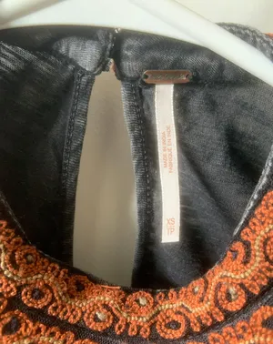 Free People Embroidered Blouse thumbnail 2