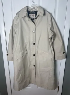 Barbour Camilla Waterproof Trench Coat in Mist 12 thumbnail 1