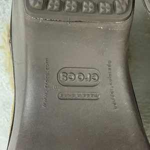 Crocs Suede Fur Lined Platform Clogs Olive Green Brown Wedge Mules‎ Womens 7 thumbnail 10