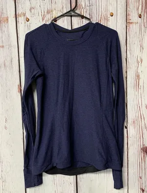 Lululemon Runderful Long Sleeve Top - Heathery Storm Grape / Size 10 thumbnail 1