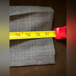 Alfani Gray & Purple Straight Leg Glen Plaid Dress Pants Slacks SZ 8 Great Cond thumbnail 10