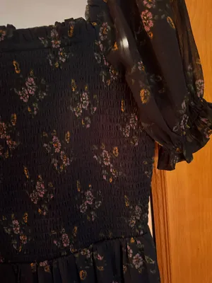 Patrons of Peace Navy Floral Maxi Dress thumbnail 2