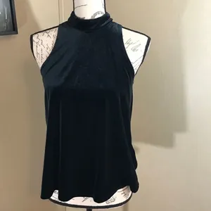 Abercrombie and Fitch Black Sleeveless Blouse Small thumbnail 4
