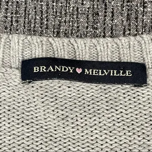 Brandy Melville Gray Sweater thumbnail 10