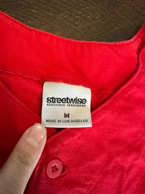 Streetwise 2003 Baseball Men’s Button Up Jersey West Coast Halo-Medium thumbnail 4