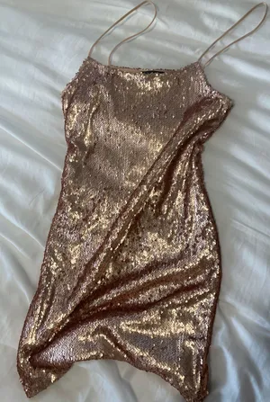 Motel Sequin Dress thumbnail 1