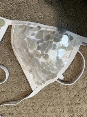 White bikini top Size M thumbnail 2
