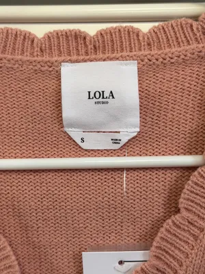 LOLA Studio Dusty Rose Short-Sleeve Knit Cardigan thumbnail 2