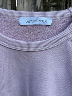 EUC DAYDREAMER Varsity Mauve Multi Tie-Dye Pullover Sweatshirt Size Small thumbnail 7