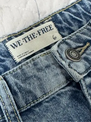 We The Free ( Free people)High-Waist Long Denim Skirt in Blue size 6 thumbnail 9