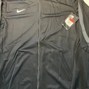 Nike Dri-FIT Full Zip Jacket Women’s Large Black Athletic thumbnail 1