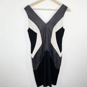 Bailey 44 Candela Black White Grey Textured Bodycon Dress Women's Size‎ Small S thumbnail 3