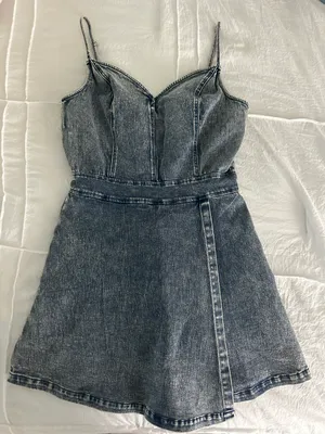 Flying Tomato Jean Romper Dress thumbnail 1