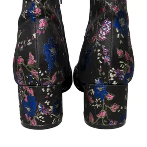 Unisa Uncayzea Ankle Boots Floral Embroidered Black Heel Booties 7.5 thumbnail 7