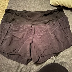 lululemon athletica Black Stretch Athletic Shorts thumbnail 1