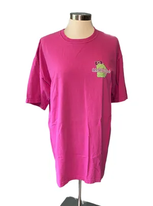 Girlie girl original s T-shirt short sleeve Georgia w/state design on back Sz LAR thumbnail 1