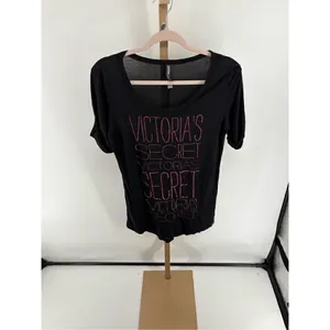 Victoria’s Secret Supermodel Essentials Black Logo Tee XS Y2K thumbnail 9