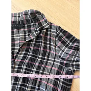 HATCH Alyssa Plaid Button Down Maxi Dress Maternity‎ Size 1 Small Black thumbnail 9