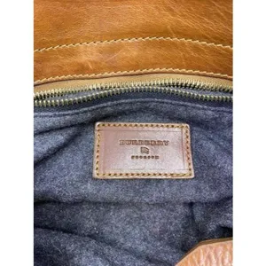 burberry gray brown shoulder bag thumbnail 12