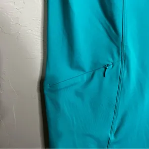 Toad&Co Tech Tomboy Cap Sleeve Teal V-Neck Athletic‎ Dress thumbnail 4