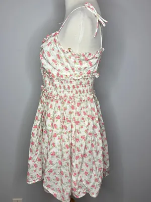 ASOS - White Sundress with Rose Pattern thumbnail 3