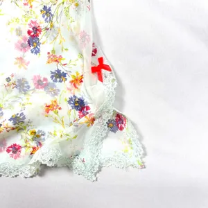 Victoria's Secret Sheer Floral Lace Chemise Nightie Women's‎ Small Mint Green thumbnail 7