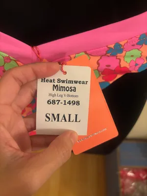 Two Pieces Floral Pink Bikini Set thumbnail 4