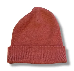 Carhartt Rust Brown Knit Beanie Hat Unisex Size‎ Winter Streetwear thumbnail 1