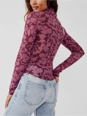 Free People You And I Long Sleeve Acai Size Large NWOT thumbnail 4