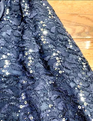 My michelle strapless navy blue rhinestone-embellished cocktail dress size 7 thumbnail 9