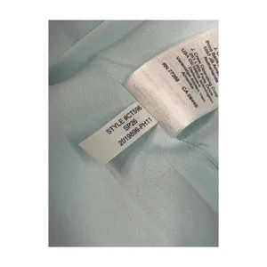J Crew Dress Womens 6 Light Blue Linen Blend Button Front Short Sleeve Career thumbnail 6