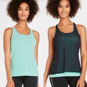 Fabletics Eiffel Tank in Jade Black Size Extra Large‎ thumbnail 2