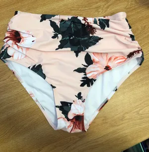 Tankinice High Waisted Floral Bikini Bottoms thumbnail 1
