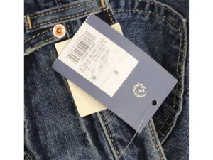 NWT Universal Thread Baggy Denim Jeans Button Fly Distressed Dark Wash Blue 6 thumbnail 10