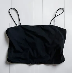 SHOWPO Black Crop Tank Top Size US 4 Womens thumbnail 1