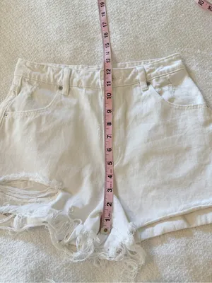 Rollas Duster Jean Shorts Layla White 27 thumbnail 10