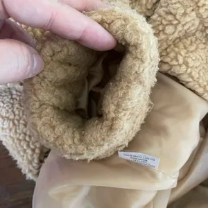 I AM GIA Teddy Jacket XS Camel Sherpa Zip Streetwear Coat Women thumbnail 13