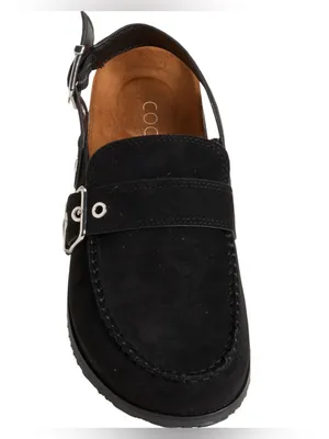 COCONUTS BY MATISSE Tyler Faux Suede Mules 8 Black $95 Retail NEW thumbnail 7