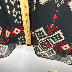 Enfocus Studio Southwestern‎ Shift Dress 8 Blue Tribal Indie Festival Western thumbnail 5