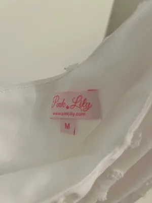 Pink Lily Love You More White Dress thumbnail 4