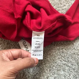 Garage Women's Red Long-Sleeve Tie-Front Top thumbnail 8