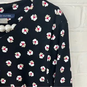 Tommy Hilfiger Floral Print Stretch Mini Bell Sleeve Dress Size 12 thumbnail 6