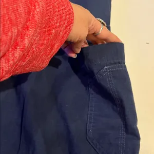 Carhartt Scrub Pants Women Sz L Cargo Blue drawstring, medical office thumbnail 12