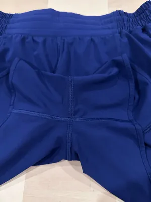 lululemon hotty hot high rise hr lined short 4” long cerulean blue W7AYXT 6 thumbnail 7