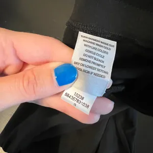 AYR The Supercool Black Wide Leg Crop Pants Pima Cotton Modal Small thumbnail 7
