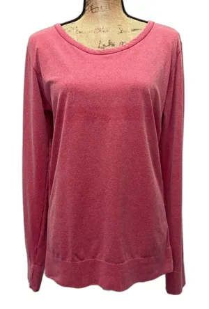 Zyia Active Seamless Active Tee Heather Red‎ Sporty Athleisure T-Shirt Size XL thumbnail 1