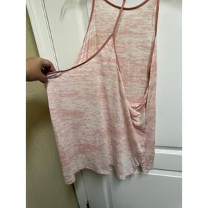 Nike Breathe Dri-FIT Open Back Training Tank Pink Space Dye XL NWT thumbnail 6