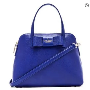Kate Spade Maise Bow Satchel Bag in Bright Lapis Includes Strap thumbnail 1