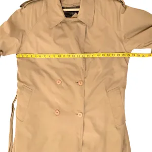 Amanda Smith Women's Khaki Double-Breasted Trench Coat w Removable Liner Size 16 thumbnail 11